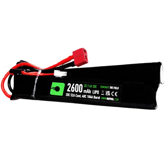 NUPROL POWER - LiPo 2600mAh 7.4V 20C Battery Pack (DBL)