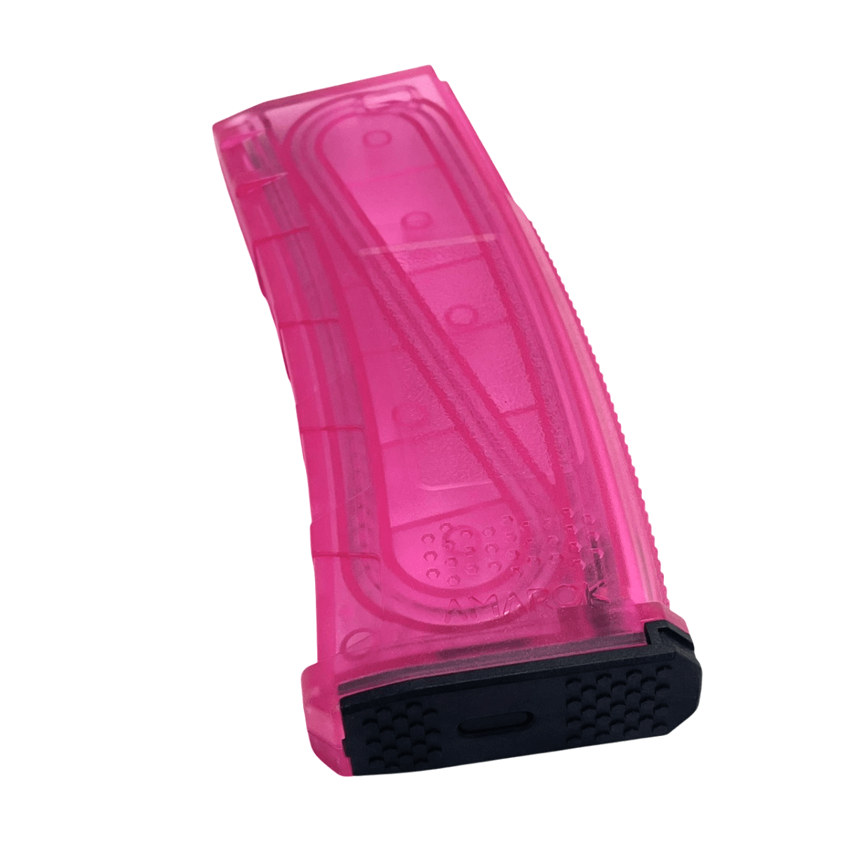 Amarok 160Rnds M4 Mid Cap Magazine - Transparent Pink - Longshot Tactical