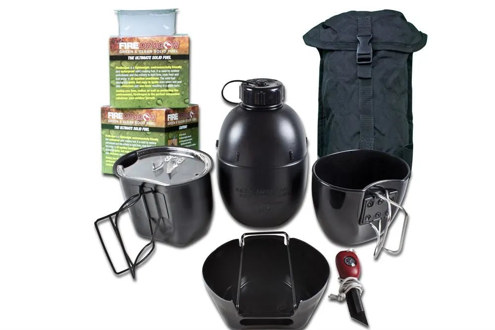 BCB Crusader Cooking System I (6 Piece Set) (Black pouch) - Longshot Tactical