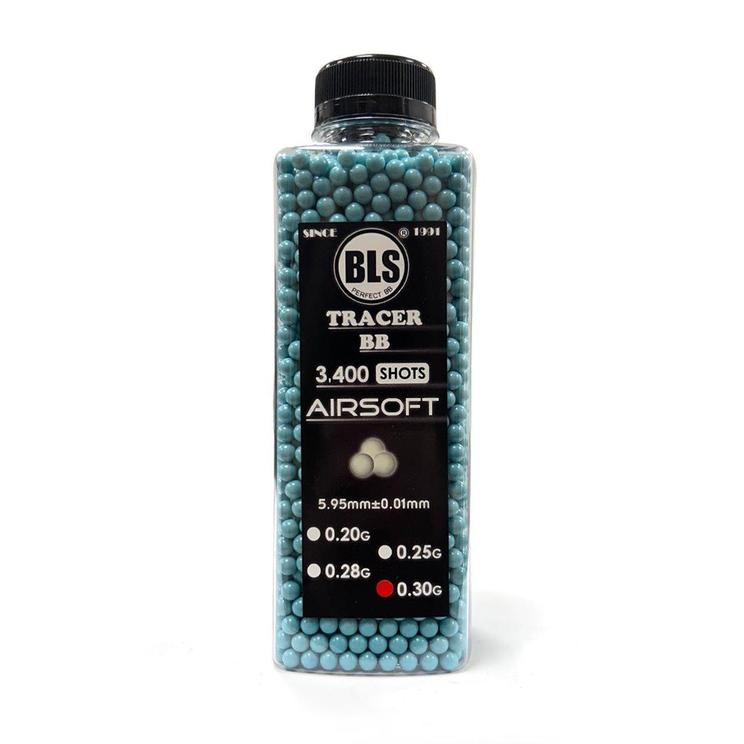 BLS 0.30g Tracers BLUE – 3400 bottle - Longshot Tactical