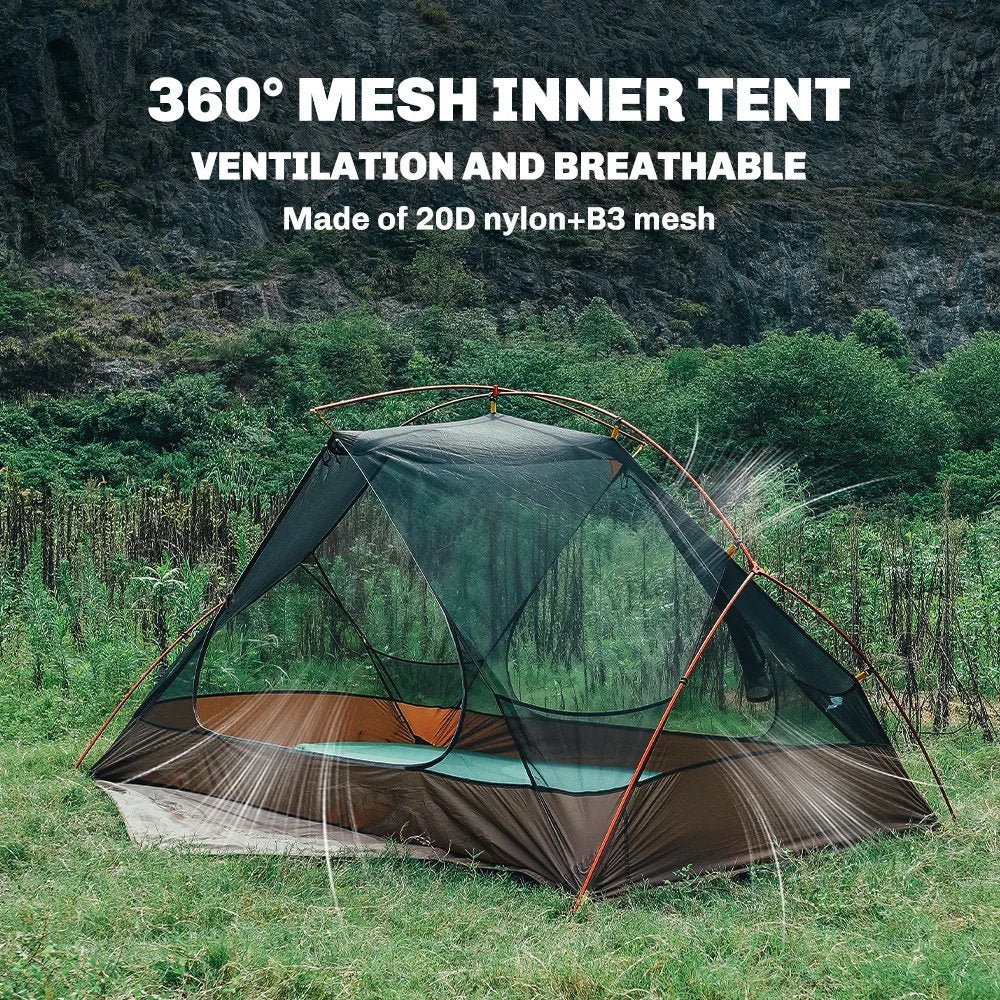 FireMaple Tropics 2 Person Backpacking Tent With Footprint - Longshot Tactical