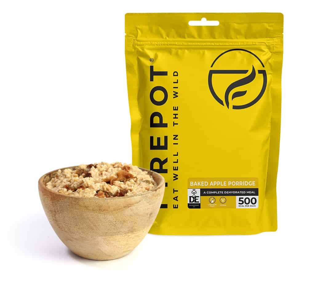 Firepot Baked Apple Porridge 125g Dehydrated - Longshot Tactical