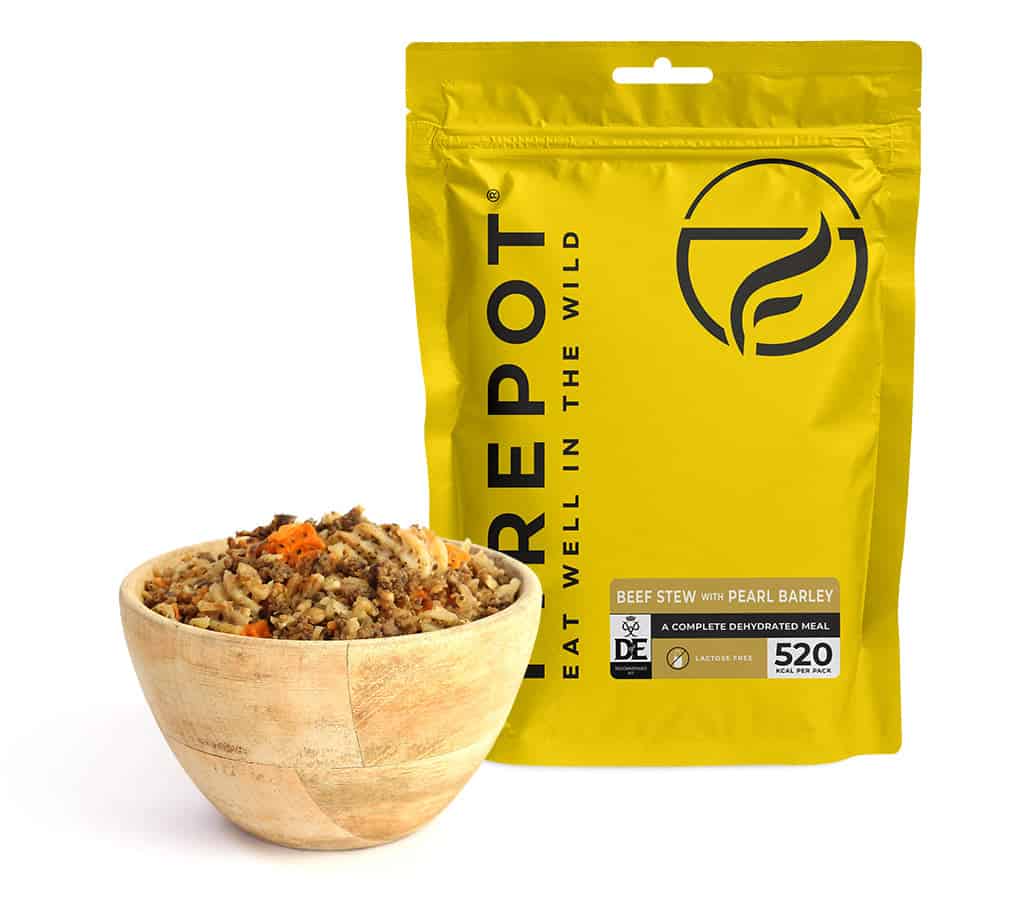 Firepot Beef Stew with Pearl Barley 110g Dehydrated - Longshot Tactical