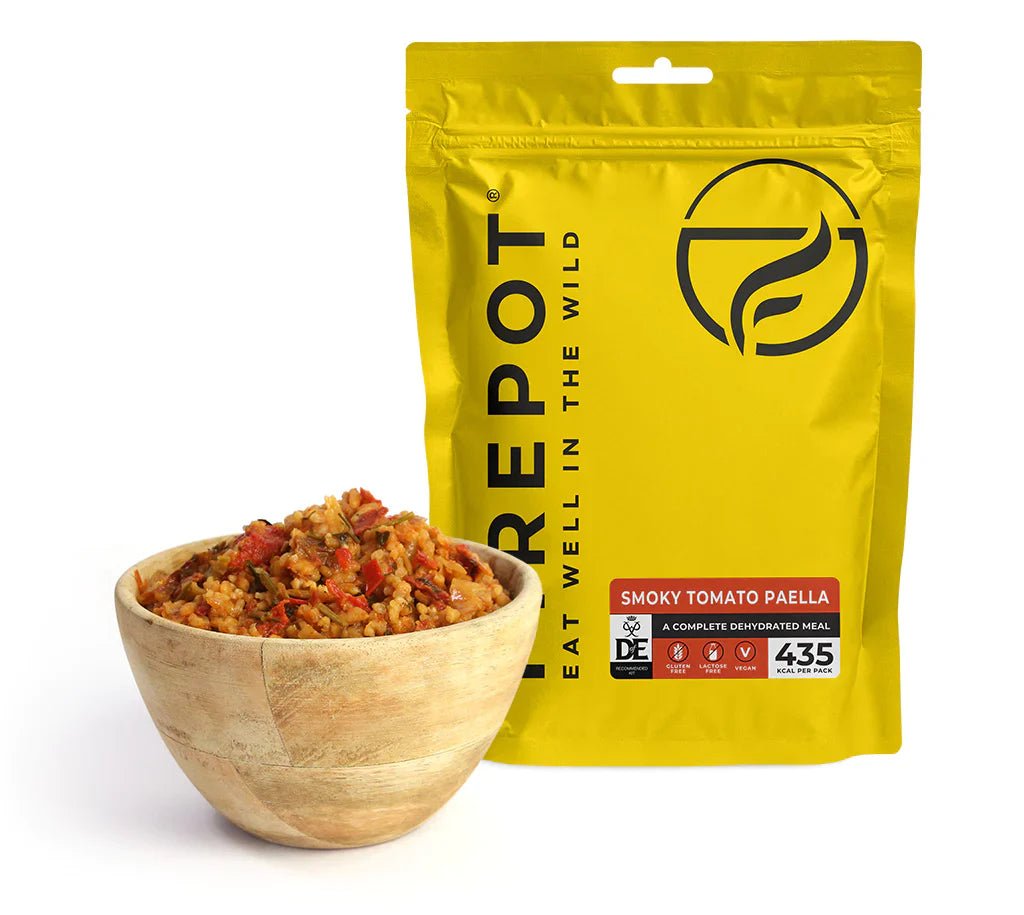 Firepot Smoky Tomato Paella (Vegan) 135g Dehydrated - Longshot Tactical