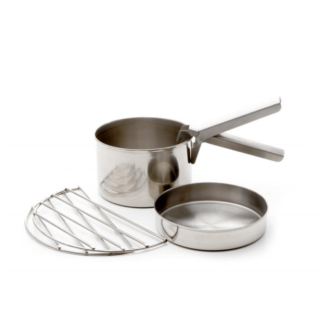 Kelly Kettle Trekker' Kit Fire Kettle and Stove (Stainless Steel) - Longshot Tactical