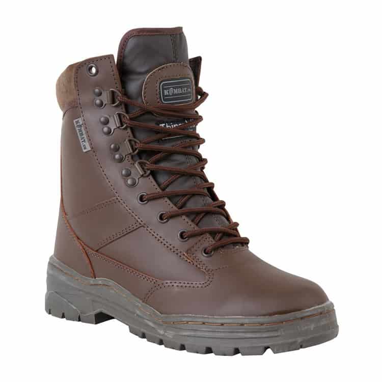 Kombat UK Leather Patrol Boot 8" - Brown - Longshot Tactical