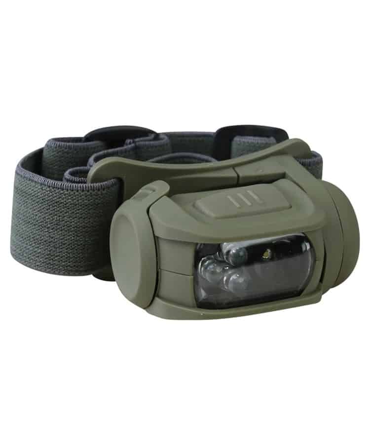 Kombat UK Predator Headlamp II - Olive Green - Longshot Tactical