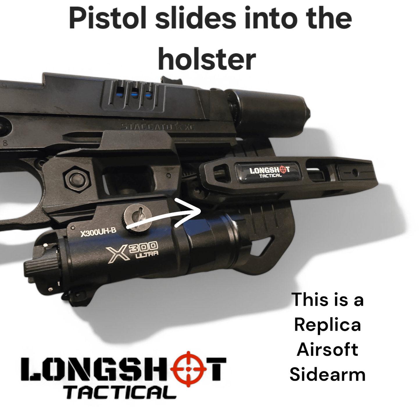Longshot Tactical Airsoft Universal Holster - Longshot Tactical