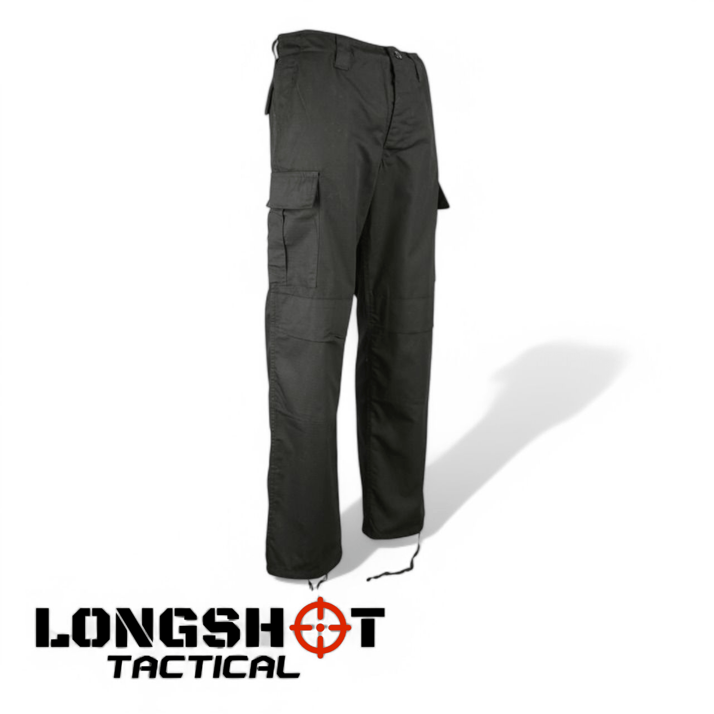 M65 BDU Ripstop Tactical Trousers – Black - Longshot Tactical