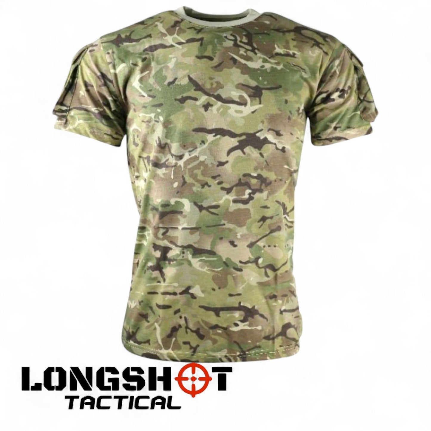 Mens Camo Tactical T-Shirt - Longshot Tactical