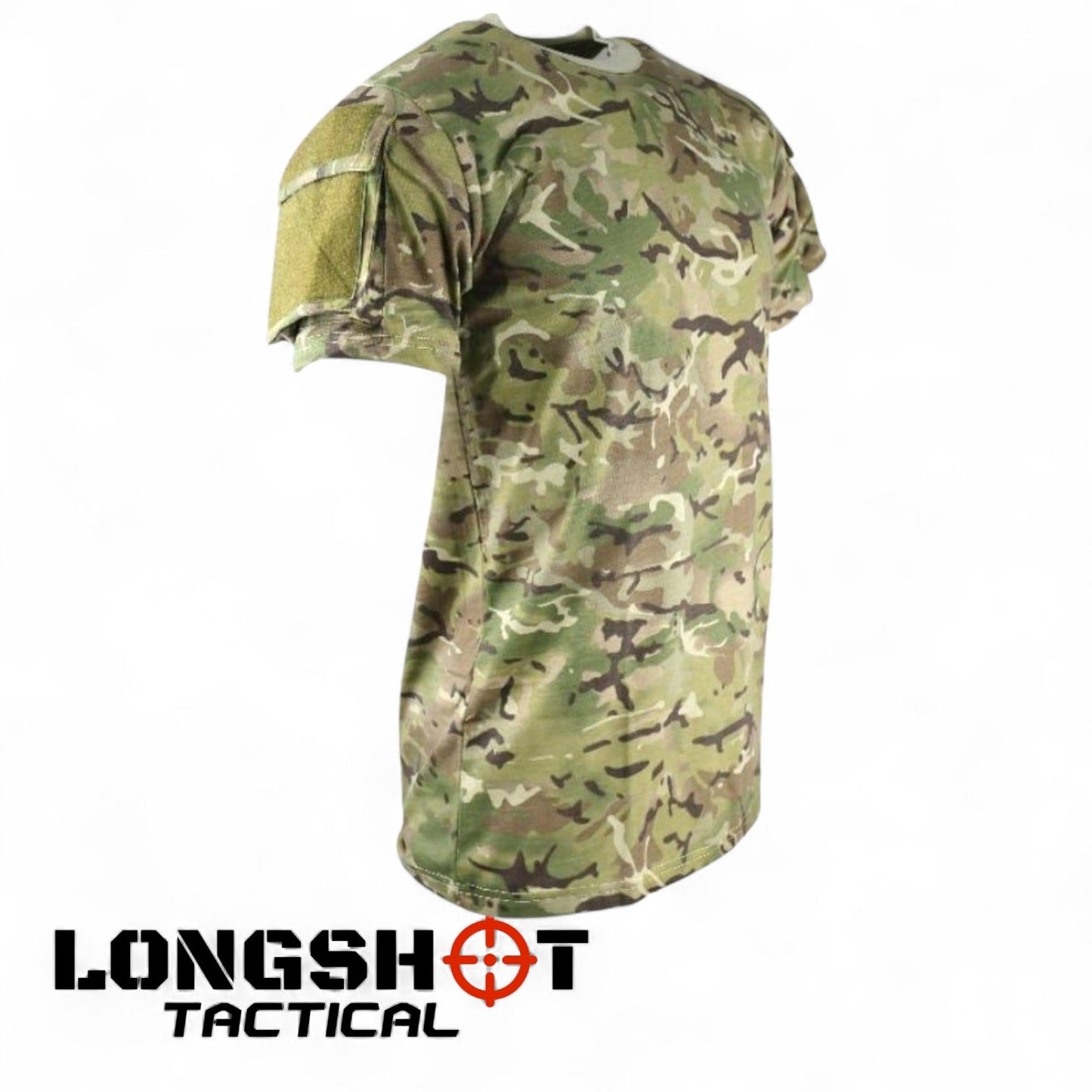Mens Camo Tactical T-Shirt - Longshot Tactical