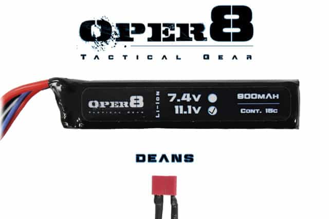 Oper8 11.1V 900MAH Mini Stick Lipo - Longshot Tactical