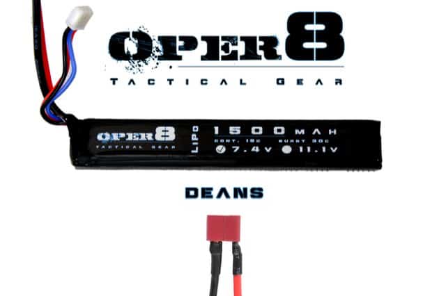 Oper8 7.4v Lipo Stick 1500MAH - Longshot Tactical