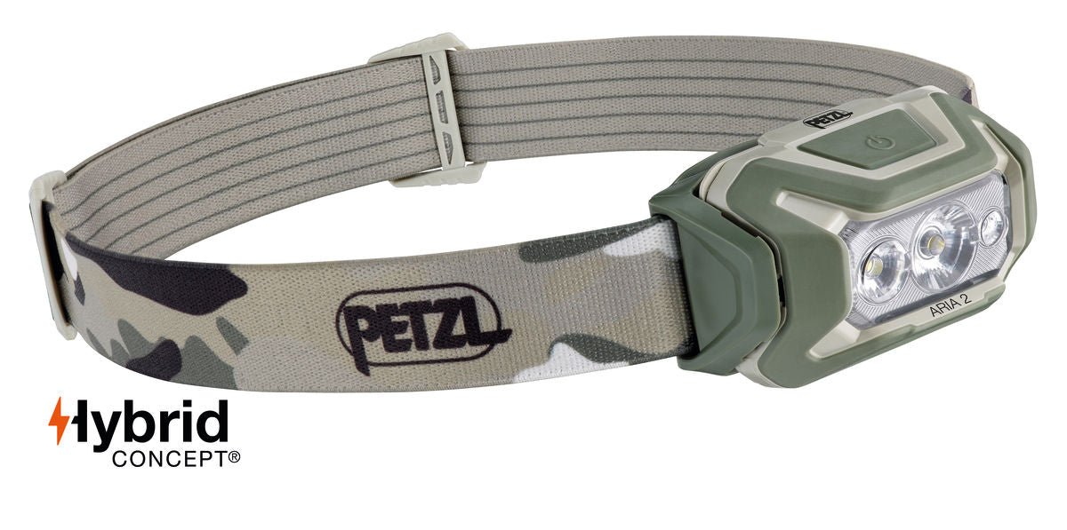 Petzl Aria 2 RGB Headlamp (Various Colours) - Longshot Tactical