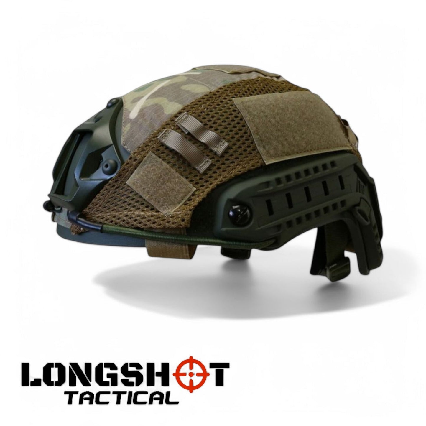 Tactical Airsoft Fast Helmet Cover – BTP Camo - Longshot Tactical