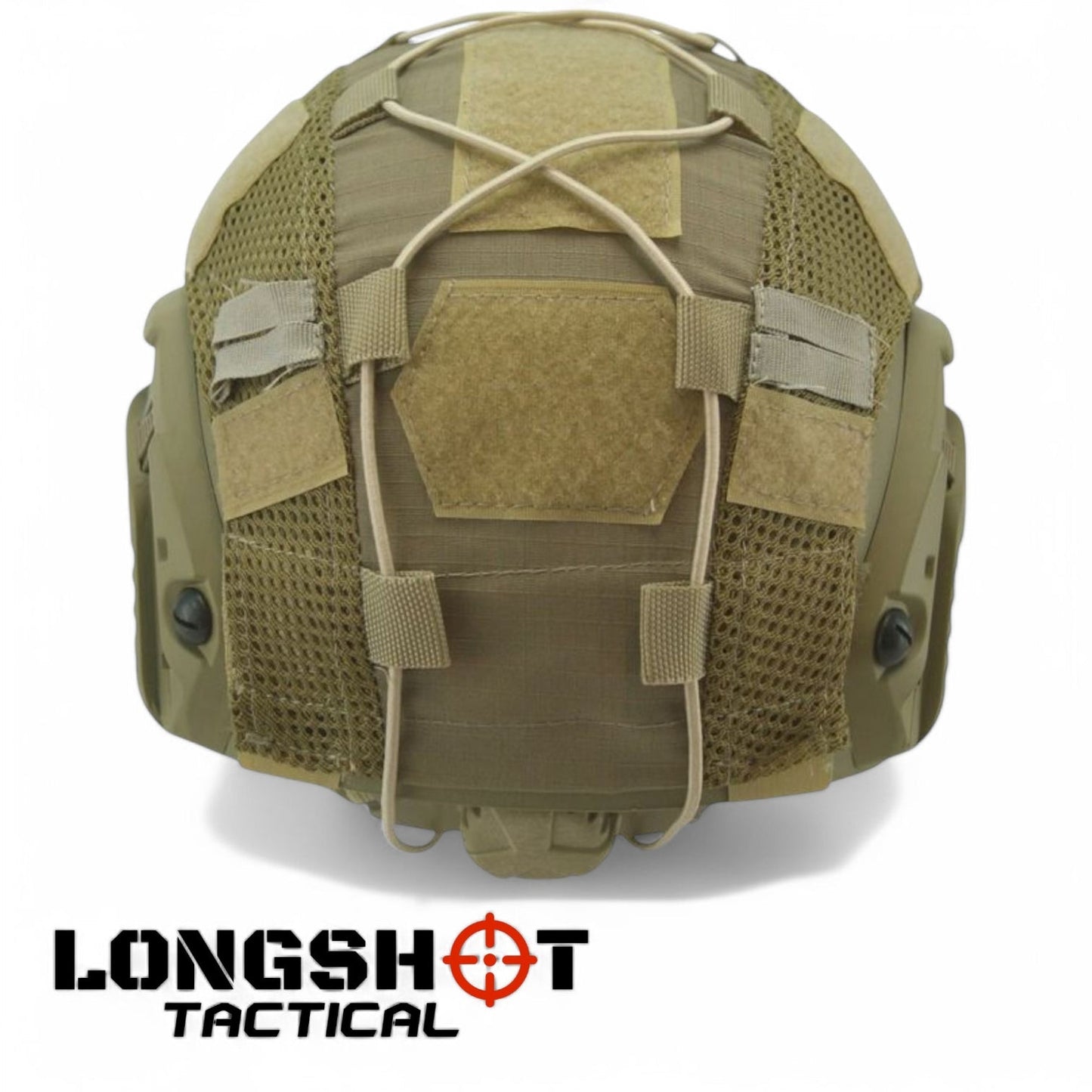 Tactical Airsoft Fast Helmet Cover – Coyote - Longshot Tactical