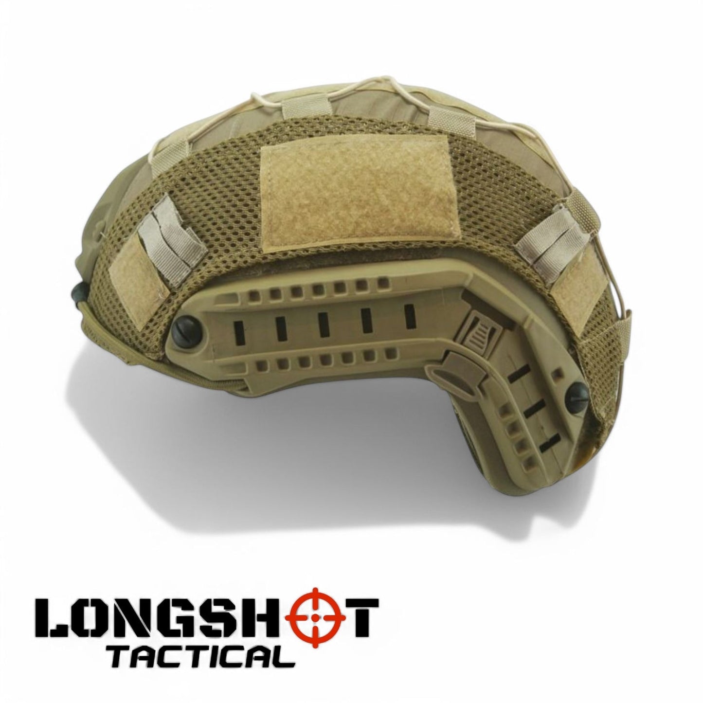 Tactical Airsoft Fast Helmet Cover – Coyote - Longshot Tactical