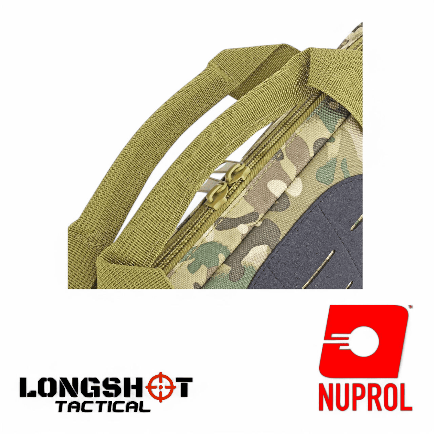Tactical Airsoft Pistol Case Bag MultiCam - Longshot Tactical