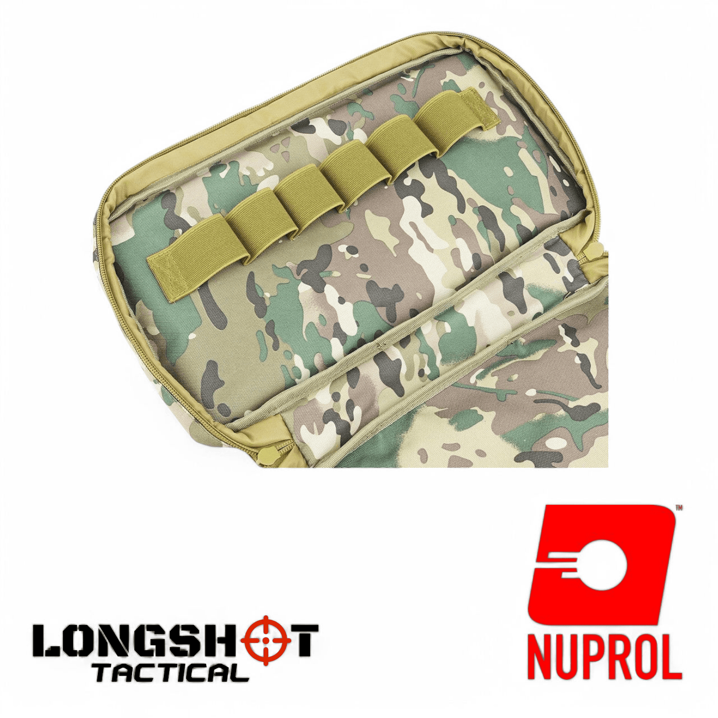 Tactical Airsoft Pistol Case Bag MultiCam - Longshot Tactical