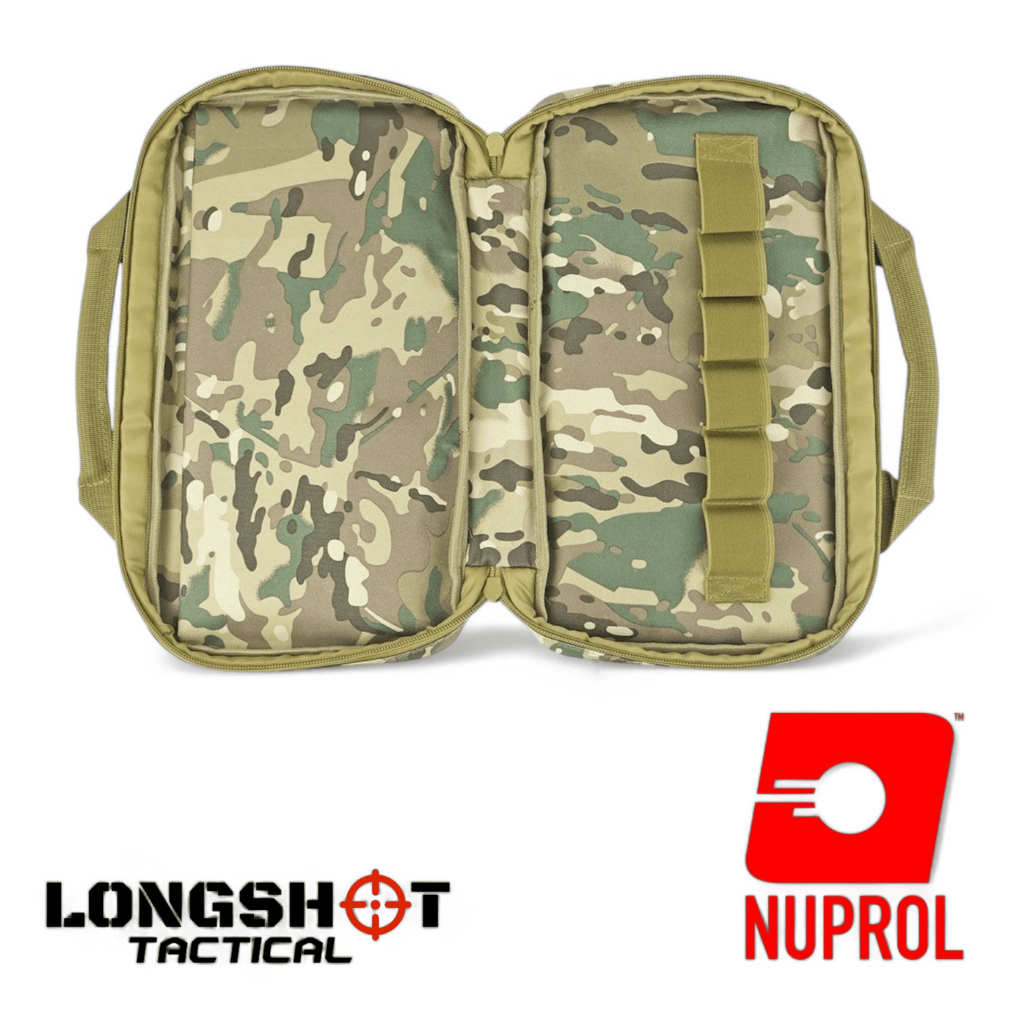 Tactical Airsoft Pistol Case Bag MultiCam - Longshot Tactical