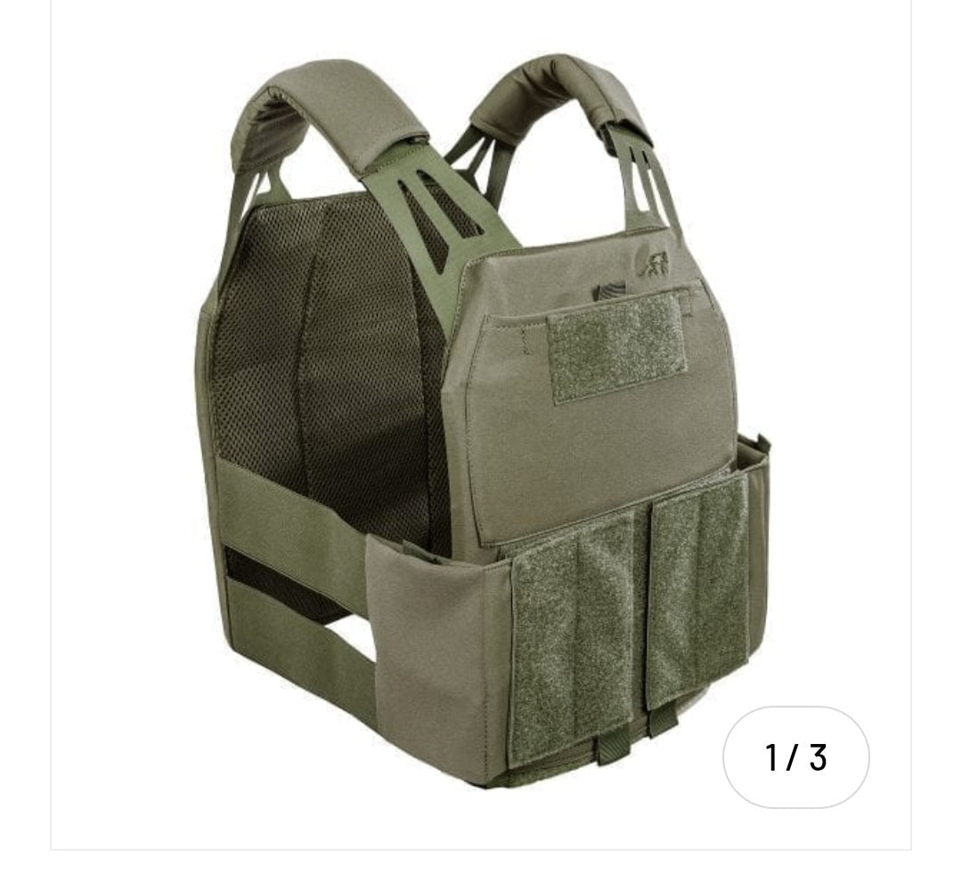 Tasmanian Tiger Light Panel Plate Carrier - Olive - Longshot Tactical