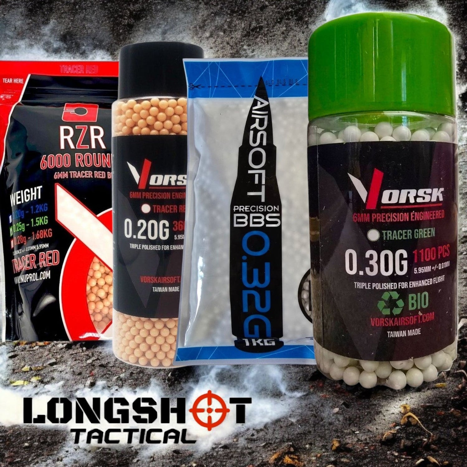 Airsoft BBs - Longshot Tactical