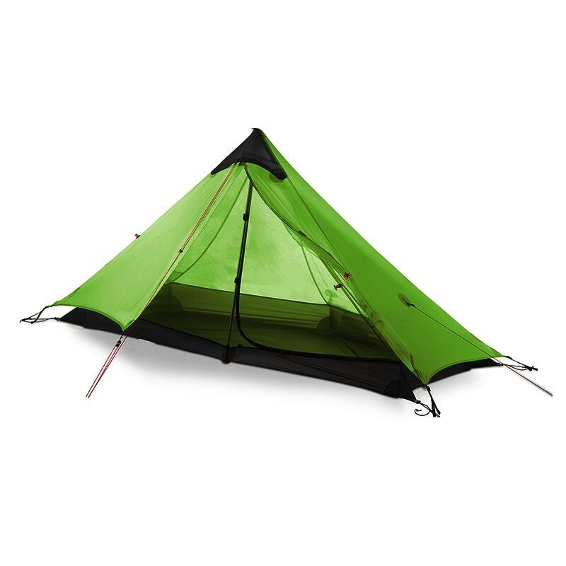 3F UL Gear Lanshan 1 - 3 Season Tent (Green, T Zip) 2026 Version - Longshot Tactical