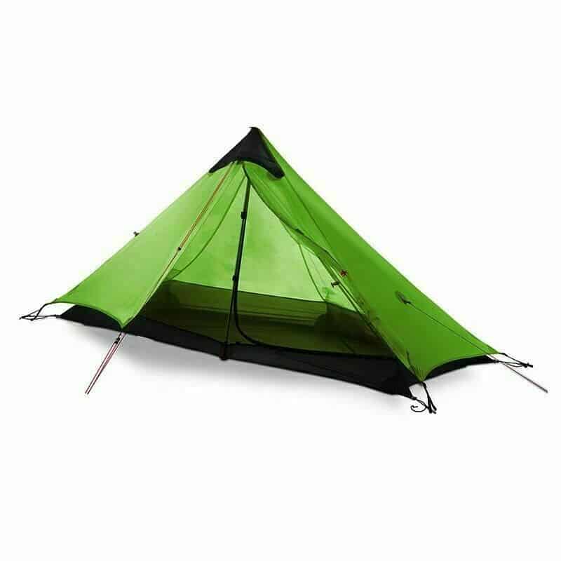 3F UL Gear Lanshan 1 3 Season Tent - Khaki (T Zip) - Longshot Tactical