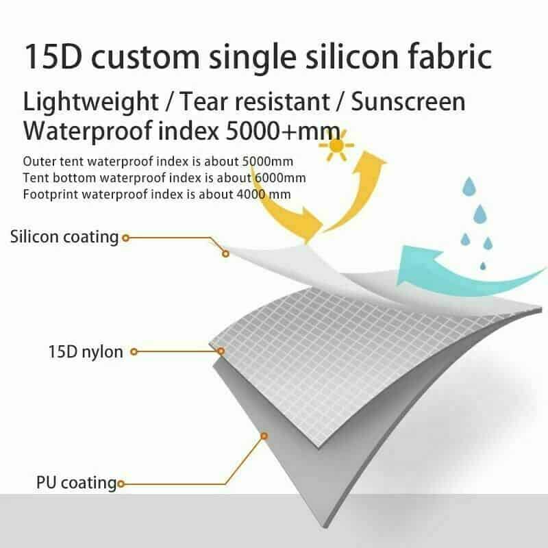 3F UL Gear Lanshan 1 - 4 Season Tent (Green, T Zip) - Longshot Tactical