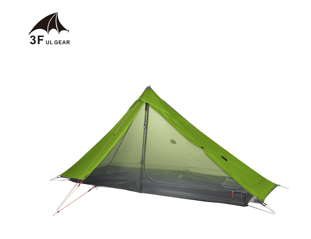 3F UL Gear Lanshan 1 Pro - 3 Season Tent (Green T Zip) - Longshot Tactical