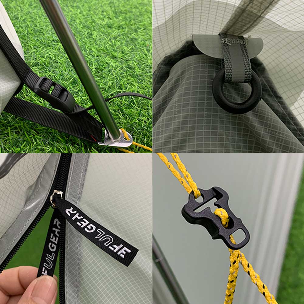 3F UL Gear Shell2 Lightweight Tent 3 Season (Various Colours) - Longshot Tactical