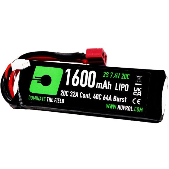 Nuprol LiPo Battery 1600mAh 7.4v 20c (STK)