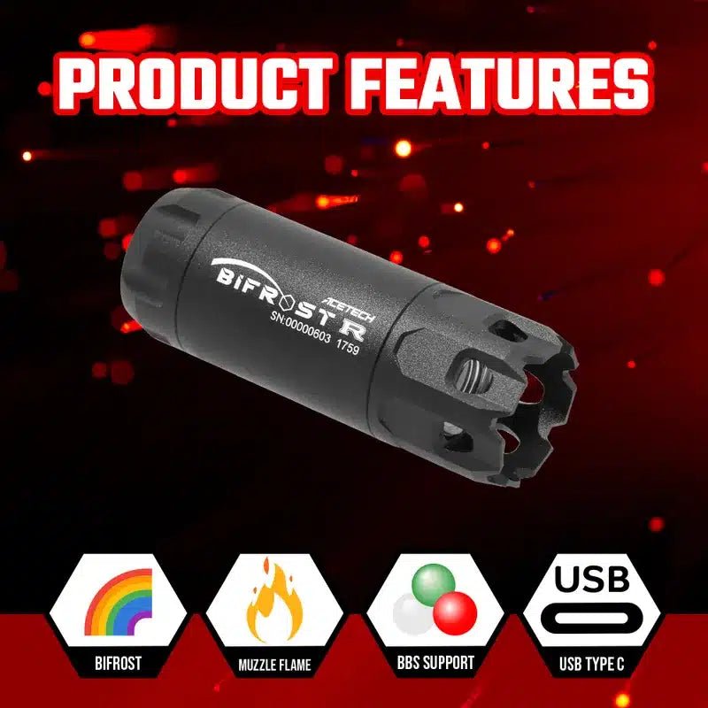 AceTech Bifrost R (Black or Red) - Longshot Tactical