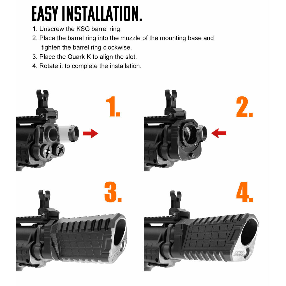 Acetech Quark - K Tracer Unit For KSG Shotgun - Longshot Tactical