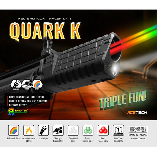 Acetech Quark - K Tracer Unit For KSG Shotgun - Longshot Tactical