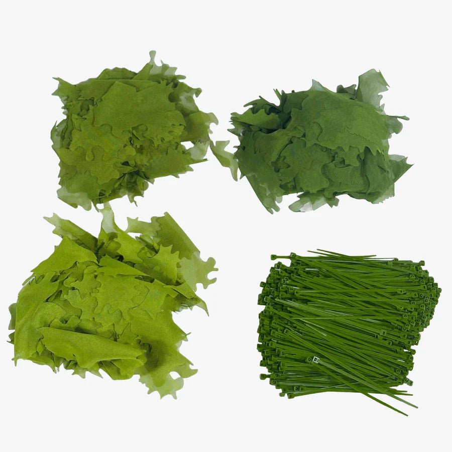 Adaptive Ghillie Mesh (AGM) Leafs – 100g Pack - Longshot Tactical