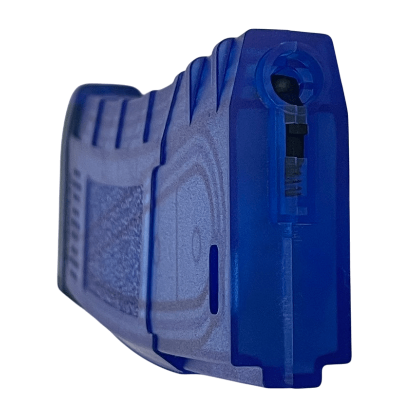 Amarok 160Rnds M4 Mid Cap Magazine - Transparent Blue - Longshot Tactical