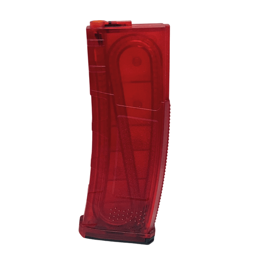 Amarok 160Rnds M4 Mid Cap Magazine - Transparent Red - Longshot Tactical