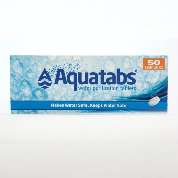 Aquatabs Water Purification Tablets (50) - Longshot Tactical