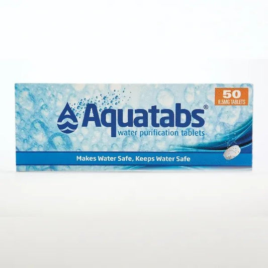 Aquatabs Water Purification Tablets (50) - Longshot Tactical
