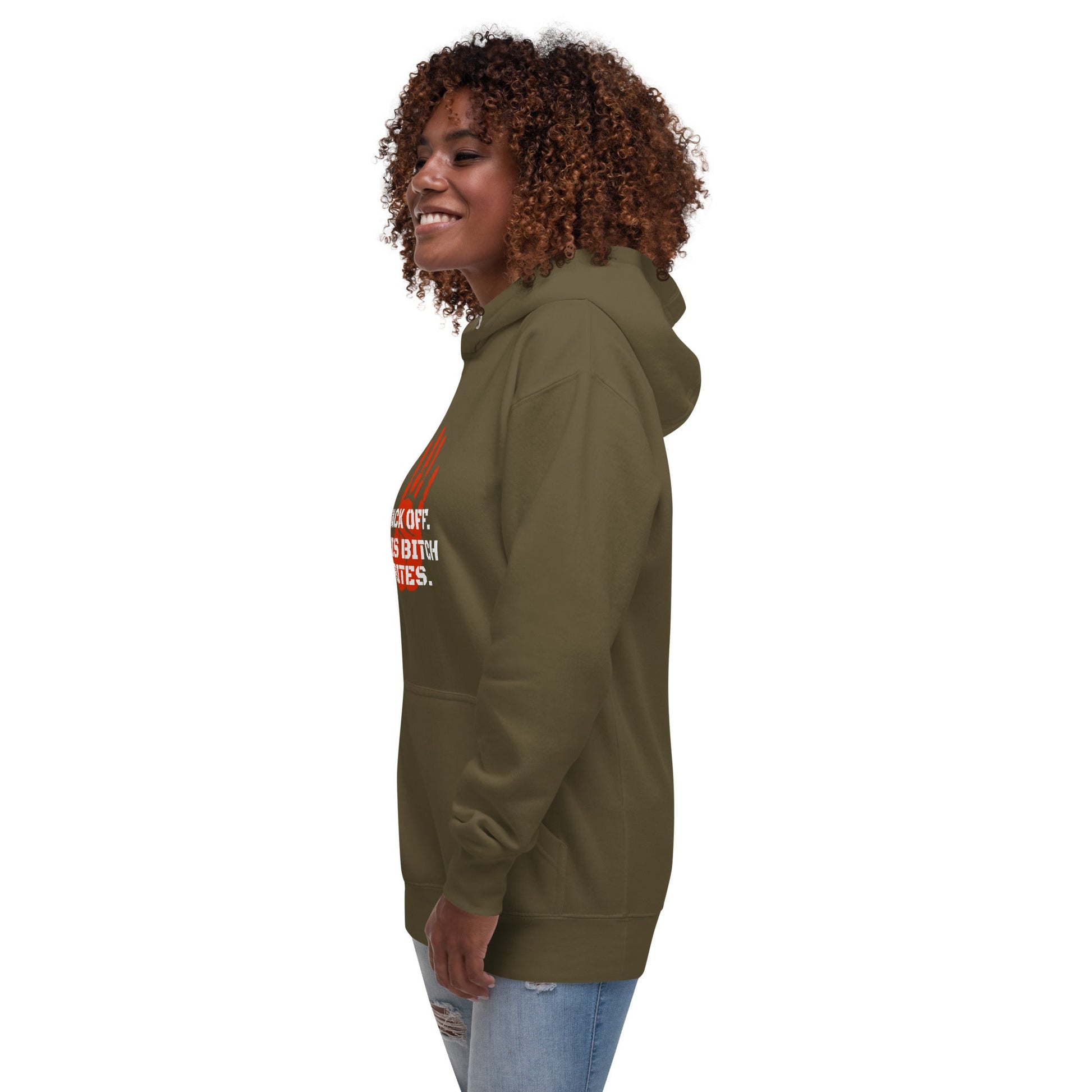 Back off. This bitch bites Hoodie - Longshot Tactical