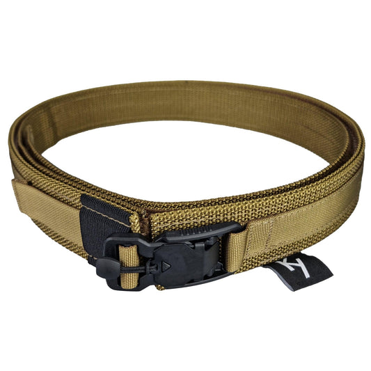 Bare Bones Coyote Brown 1.75" Shooter Belt - Longshot Tactical