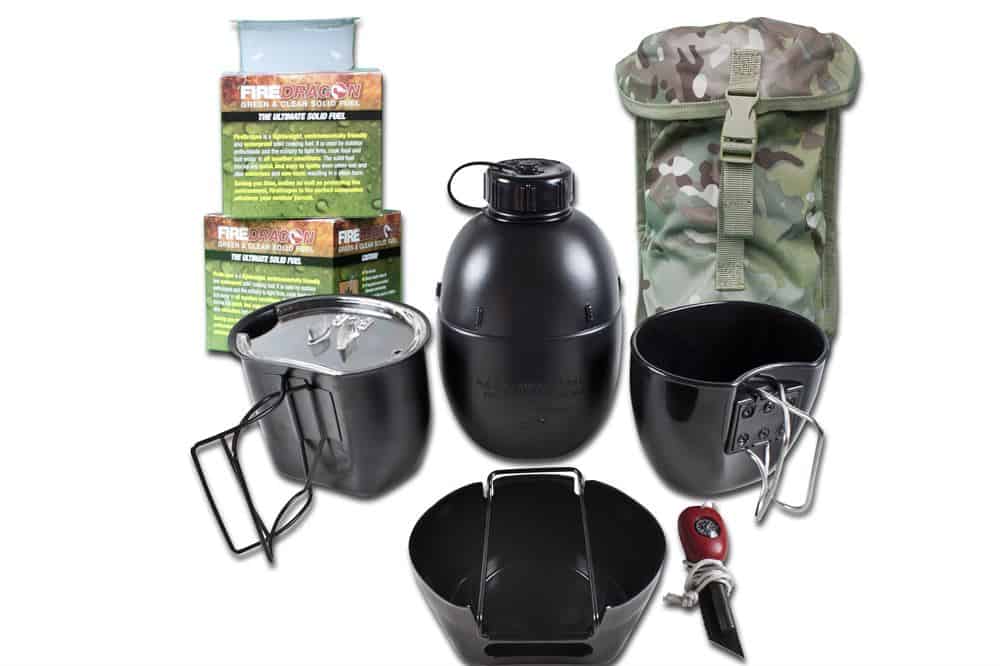BCB Crusader Cooking System I (6 Piece Set) (Multicam pouch) - Longshot Tactical