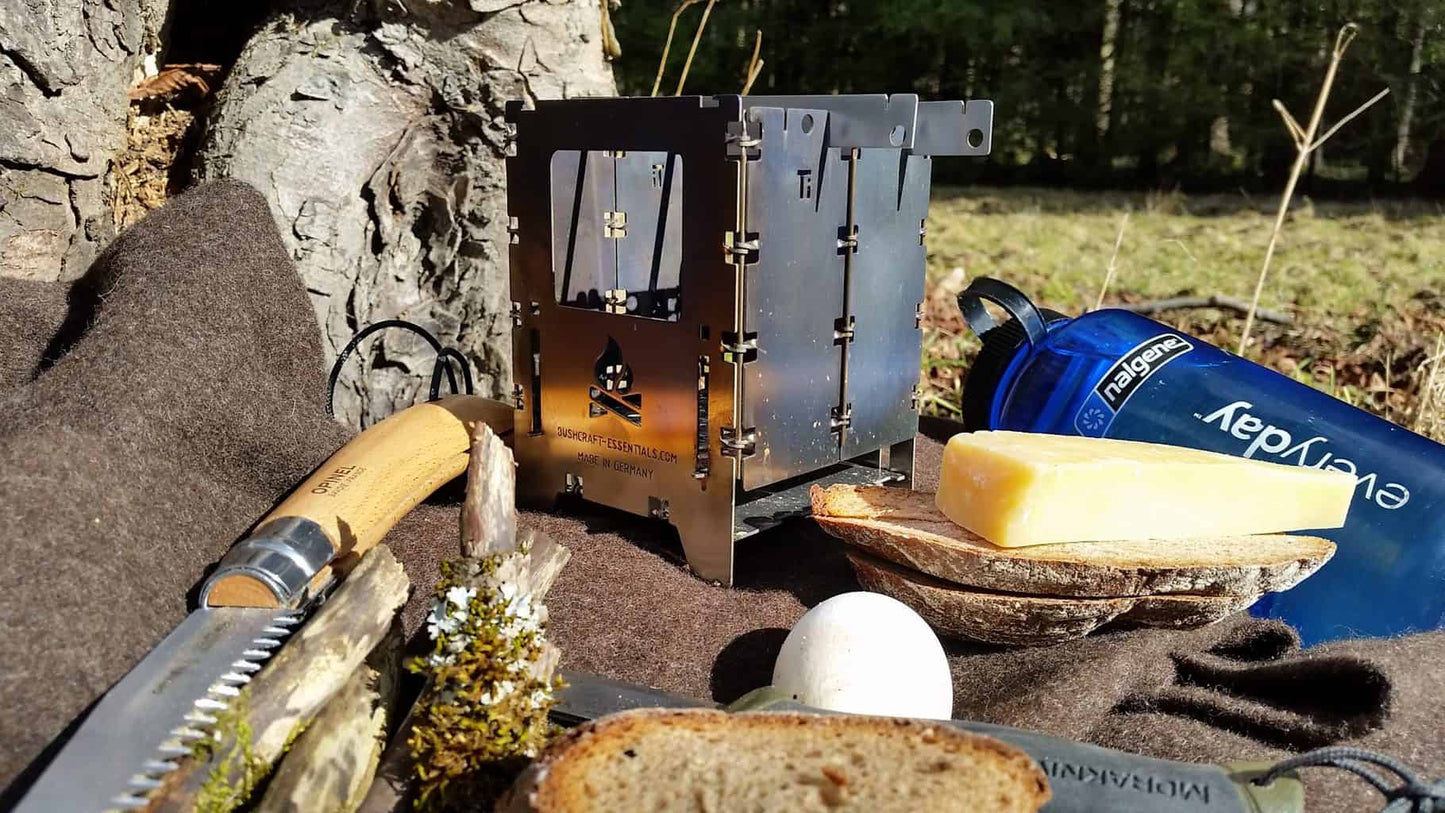 BE Bushbox LF Titanium Outdoor Stove - Longshot Tactical