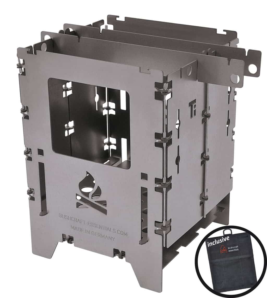 BE Bushbox LF Titanium Outdoor Stove - Longshot Tactical
