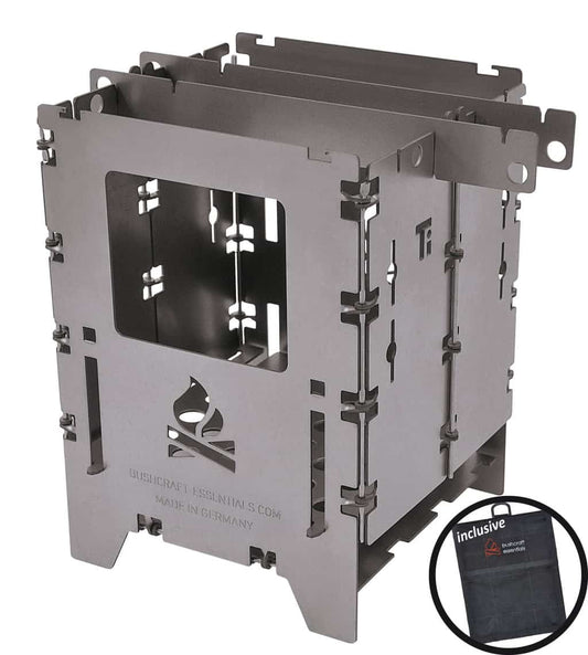 BE Bushbox LF Titanium Outdoor Stove - Longshot Tactical