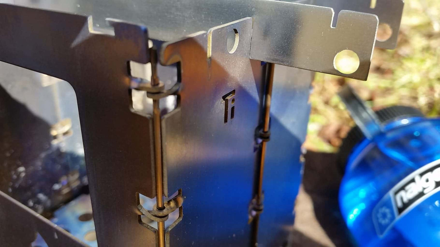 BE Bushbox LF Titanium Outdoor Stove - Longshot Tactical