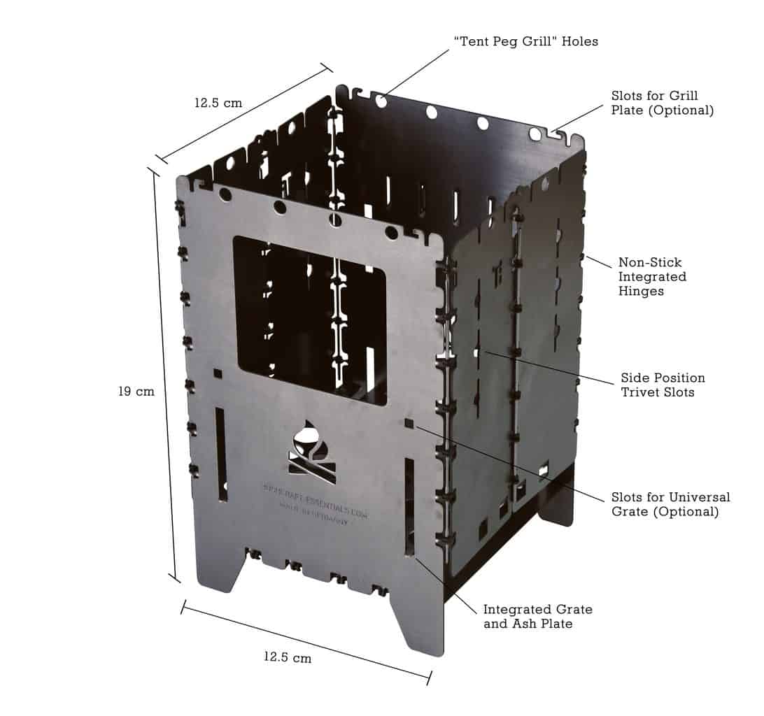 BE Bushbox XL Titanium Outdoor Cooker - Longshot Tactical