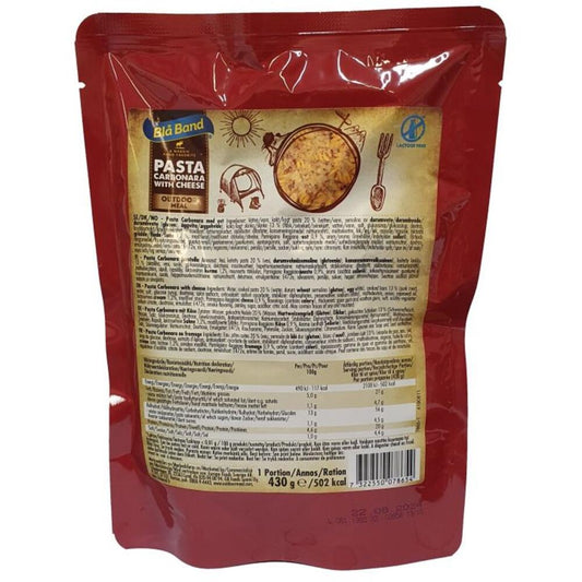 Bla Band Pasta Carbonara with Parmesan - Longshot Tactical