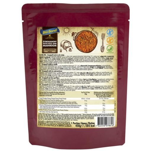 Bla Band Stroganoff with Rice and Mushroom - Longshot Tactical